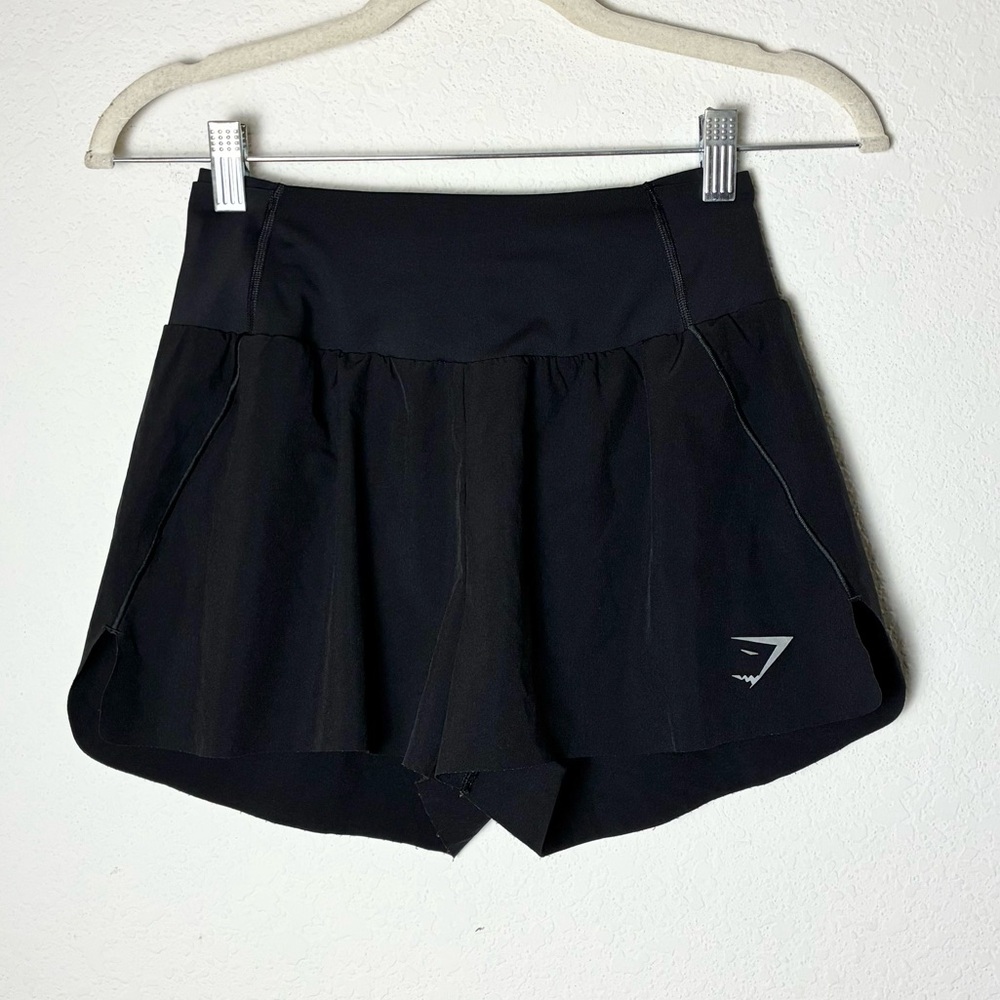 Gymshark Black Speed Shorts Running Lightweight Size XS